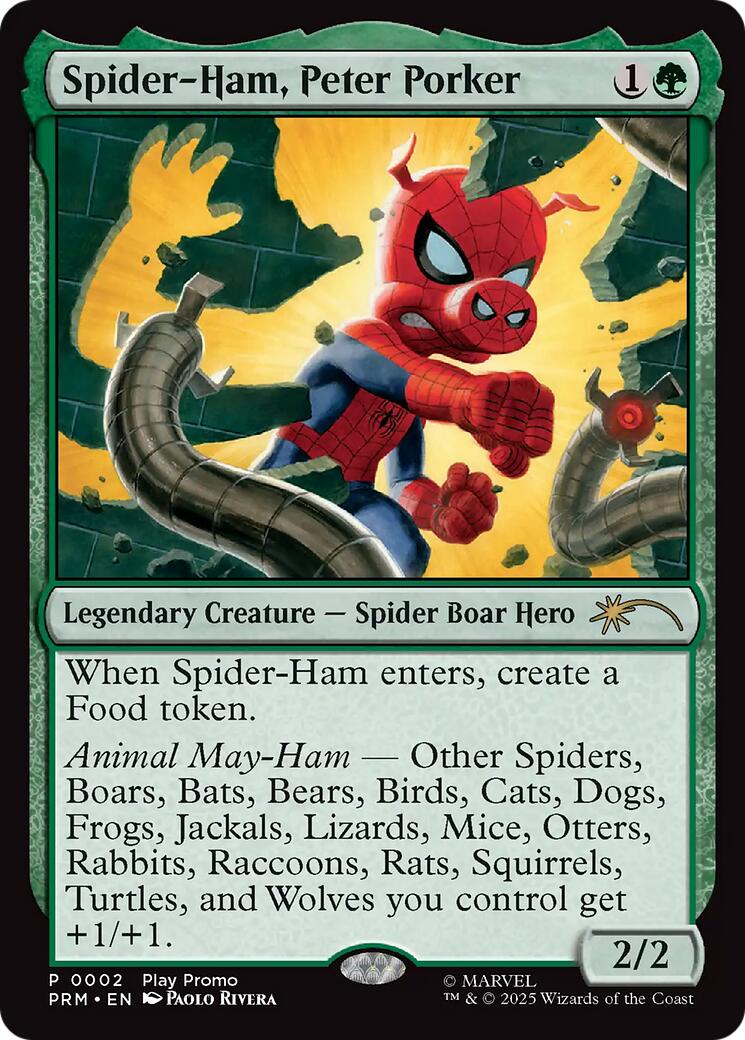 Spider-Ham, Peter-Porker [Wizards Play Network 2025] | Pegasus Games WI