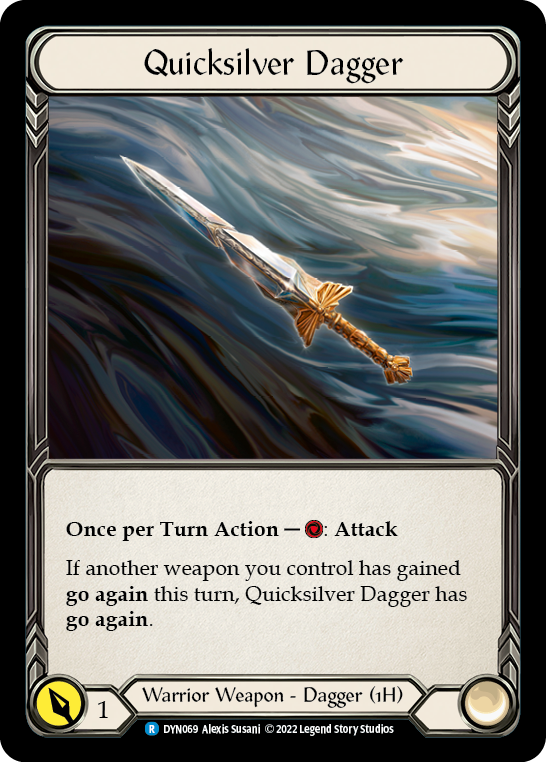 Quicksilver Dagger [DYN069] (Dynasty)  Rainbow Foil | Pegasus Games WI