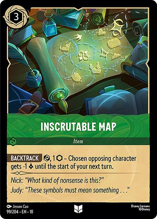 Inscrutable Map (99/204) [Whispers in the Well] | Pegasus Games WI