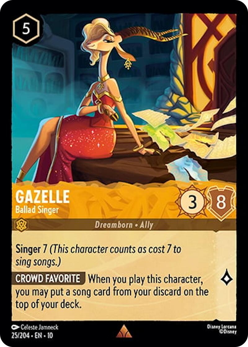 Gazelle - Ballad Singer (25/204) [Whispers in the Well] | Pegasus Games WI
