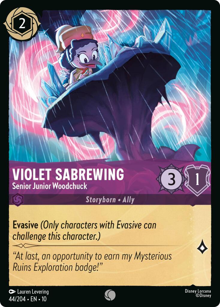 Violet Sabrewing - Senior Junior Woodchuck (44/204) [Whispers in the Well] | Pegasus Games WI