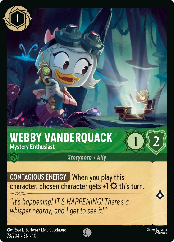 Webby Vanderquack - Mystery Enthusiast (73/204) [Whispers in the Well] | Pegasus Games WI