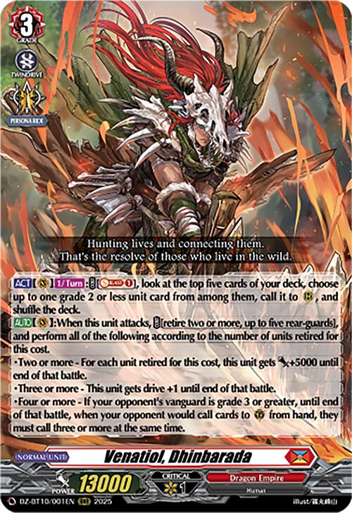 Venatiol, Dhinbarada (DZ-BT10/001EN) [Dragonsoul Resonance] | Pegasus Games WI