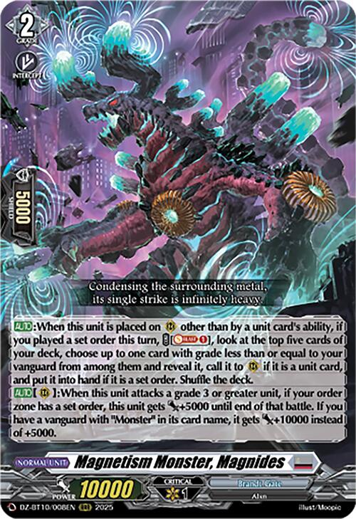Magnetism Monster, Magnides (DZ-BT10/008EN) [Dragonsoul Resonance] | Pegasus Games WI