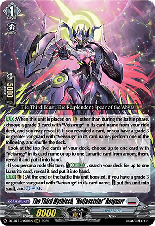 The Third Mythisch, "Heljasstvinr" Helgvarr (DZ-BT10/009EN) [Dragonsoul Resonance] | Pegasus Games WI