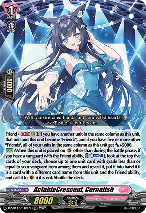 ActableCrescent, Cernalish (DZ-BT10/018EN) [Dragonsoul Resonance] | Pegasus Games WI