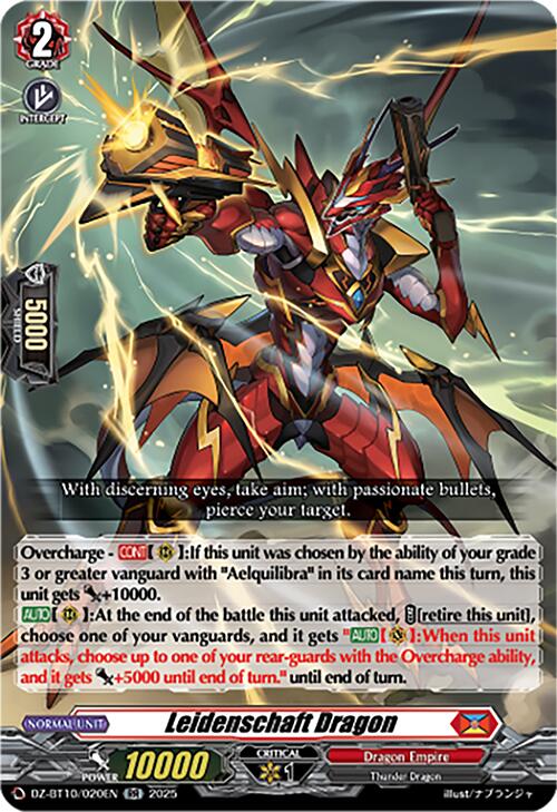 Leidenschaft Dragon (DZ-BT10/020EN) [Dragonsoul Resonance] | Pegasus Games WI