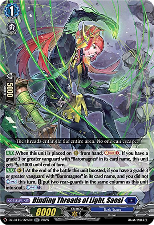 Binding Threads of Light, Saosi (DZ-BT10/025EN) [Dragonsoul Resonance] | Pegasus Games WI
