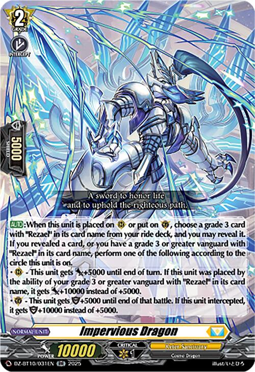 Impervious Dragon (DZ-BT10/031EN) [Dragonsoul Resonance] | Pegasus Games WI
