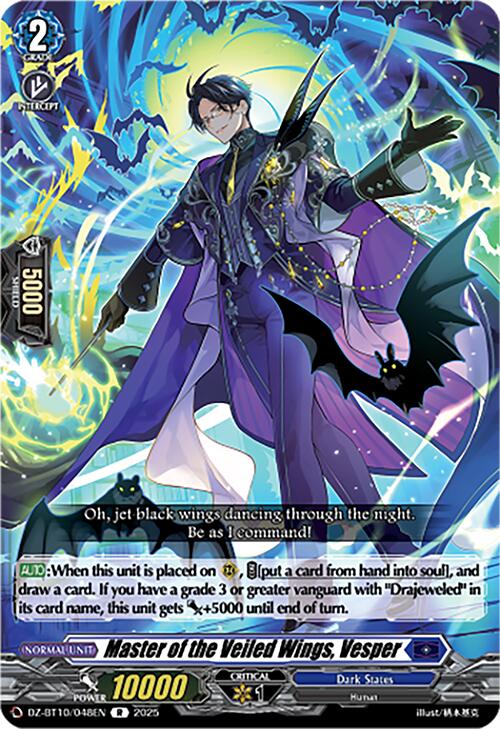 Master of the Veiled Wings, Vesper (DZ-BT10/048EN) [Dragonsoul Resonance] | Pegasus Games WI