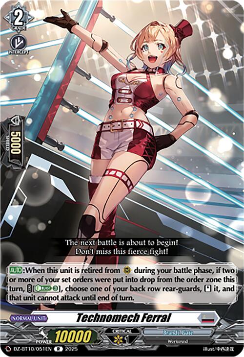 Technomech Ferral (DZ-BT10/051EN) [Dragonsoul Resonance] | Pegasus Games WI