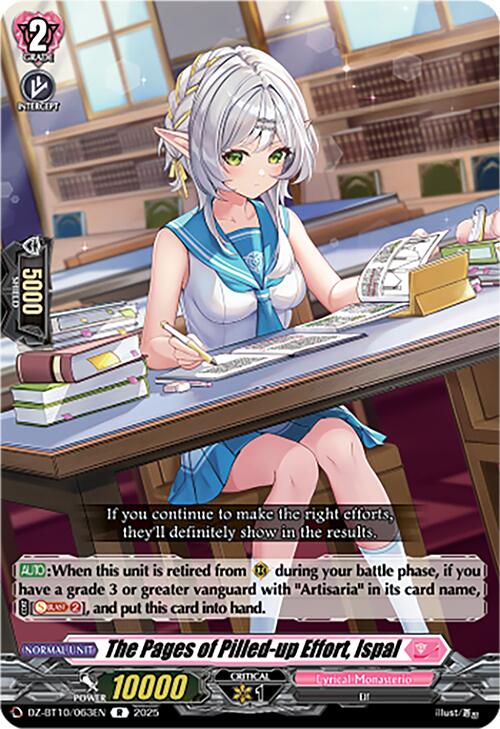 The Pages of Pilled-up Effort, Ispal (DZ-BT10/063EN) [Dragonsoul Resonance] | Pegasus Games WI