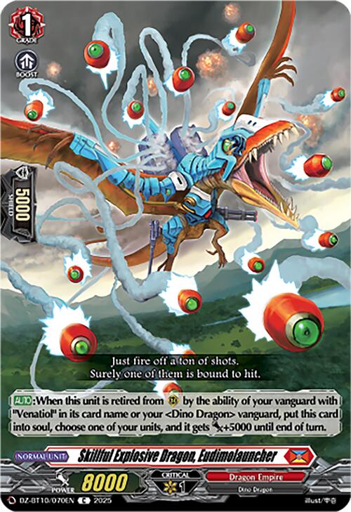 Skillful Explosive Dragon, Eudimolauncher (DZ-BT10/070EN) [Dragonsoul Resonance] | Pegasus Games WI