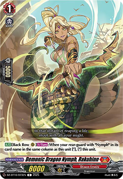 Demonic Dragon Nymph, Rakuhinn (DZ-BT10/073EN) [Dragonsoul Resonance] | Pegasus Games WI