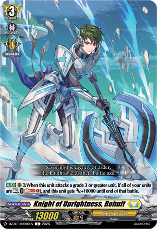 Knight of Uprightness, Rohult (DZ-BT10/096EN) [Dragonsoul Resonance] | Pegasus Games WI
