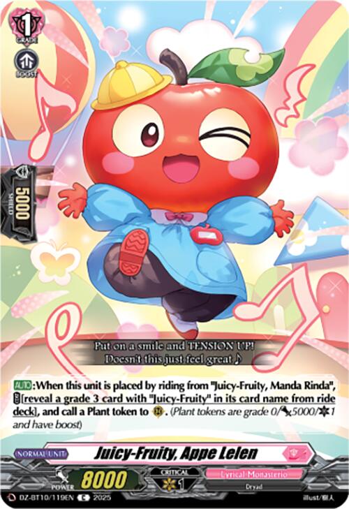 Juicy-Fruity, Appe Lelen (DZ-BT10/119EN) [Dragonsoul Resonance] | Pegasus Games WI