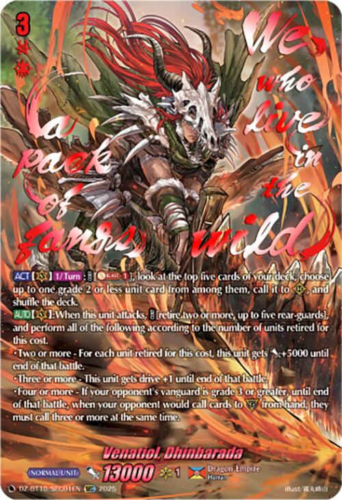 Venatiol, Dhinbarada (SEC) (DZ-BT10/SEC01EN) [Dragonsoul Resonance] | Pegasus Games WI