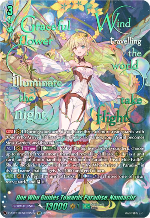 One Who Guides Towards Paradise, Nannaclir (SEC) (DZ-BT10/SEC05EN) [Dragonsoul Resonance] | Pegasus Games WI