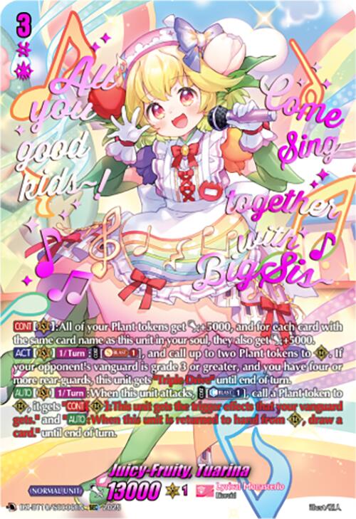Juicy-Fruity, Tuarina (SEC) (DZ-BT10/SEC06EN) [Dragonsoul Resonance] | Pegasus Games WI