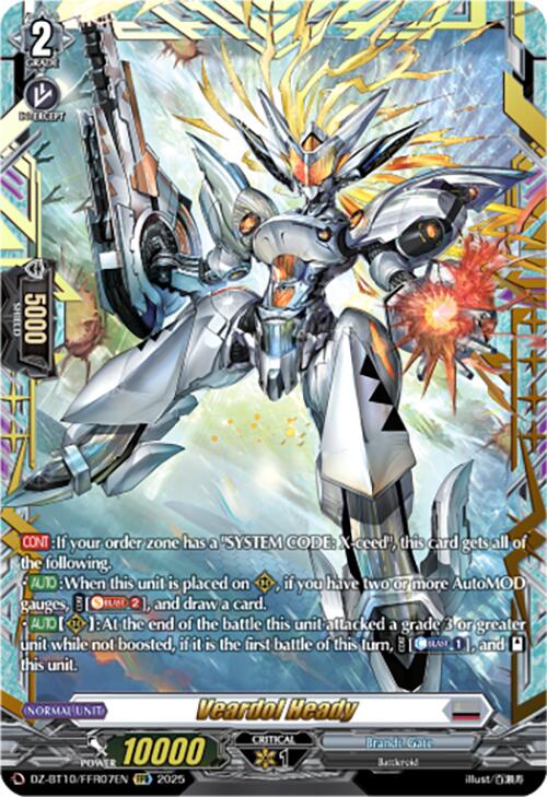Veardol Heady (FFR) (DZ-BT10/FFR07EN) [Dragonsoul Resonance] | Pegasus Games WI