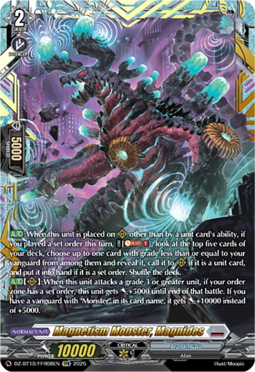 Magnetism Monster, Magnides (FFR) (DZ-BT10/FFR08EN) [Dragonsoul Resonance] | Pegasus Games WI