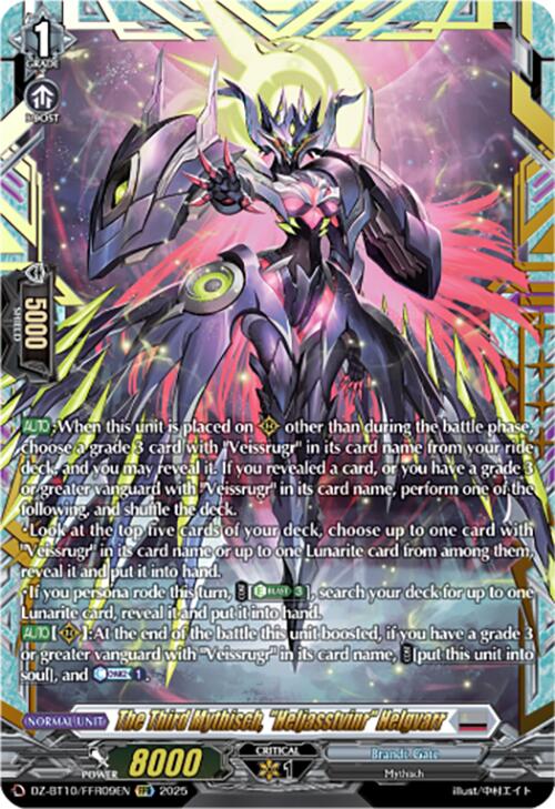 The Third Mythisch, "Heljasstvinr" Helgvarr (FFR) (DZ-BT10/FFR09EN) [Dragonsoul Resonance] | Pegasus Games WI