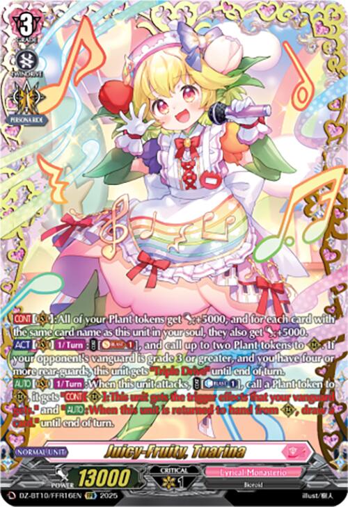 Juicy-Fruity, Tuarina (FFR) (DZ-BT10/FFR16EN) [Dragonsoul Resonance] | Pegasus Games WI