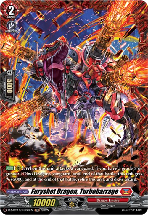 Furyshot Dragon, Turbobarrage (FR) (DZ-BT10/FR06EN) [Dragonsoul Resonance] | Pegasus Games WI