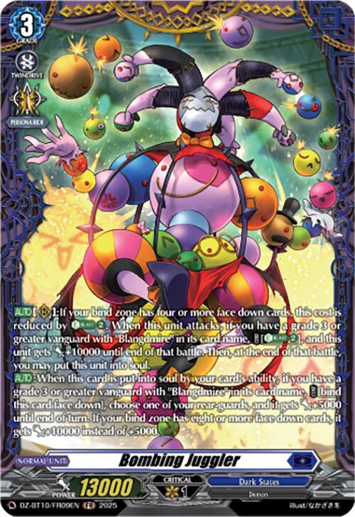 Bombing Juggler (FR) (DZ-BT10/FR09EN) [Dragonsoul Resonance] | Pegasus Games WI