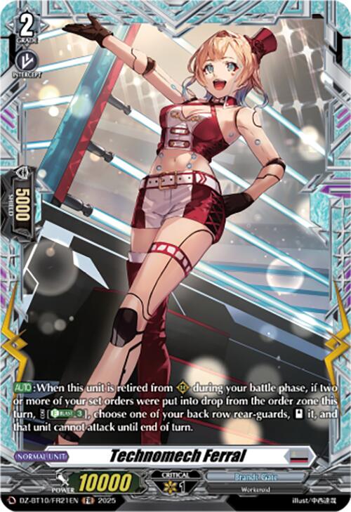 Technomech Ferral (FR) (DZ-BT10/FR21EN) [Dragonsoul Resonance] | Pegasus Games WI