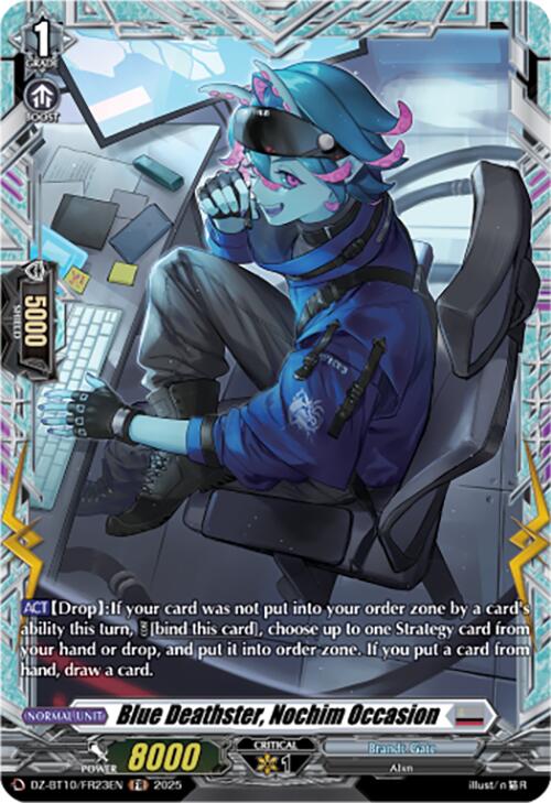 Blue Deathster, Nochim Occasion (FR) (DZ-BT10/FR23EN) [Dragonsoul Resonance] | Pegasus Games WI