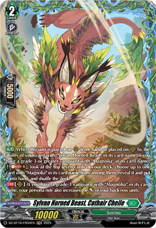 Sylvan Horned Beast, Cathair Cheile (FR) (DZ-BT10/FR34EN) [Dragonsoul Resonance] | Pegasus Games WI