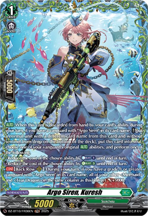 Argo Siren, Kuresh (FR) (DZ-BT10/FR36EN) [Dragonsoul Resonance] | Pegasus Games WI
