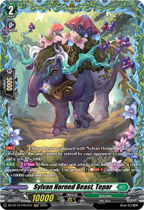Sylvan Horned Beast, Tepar (FR) (DZ-BT10/FR37EN) [Dragonsoul Resonance] | Pegasus Games WI