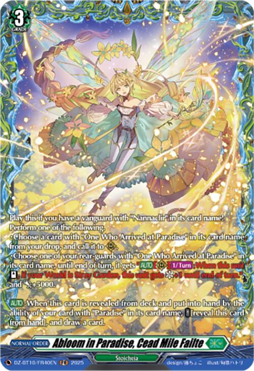 Abloom in Paradise, Cead Mile Failte (FR) (DZ-BT10/FR40EN) [Dragonsoul Resonance] | Pegasus Games WI