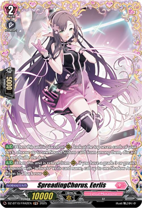 SpreadingChorus, Eerlis (FR) (DZ-BT10/FR42EN) [Dragonsoul Resonance] | Pegasus Games WI