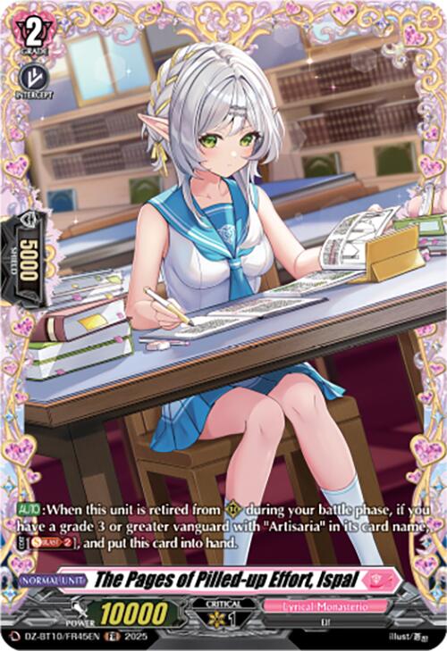 The Pages of Pilled-up Effort, Ispal (FR) (DZ-BT10/FR45EN) [Dragonsoul Resonance] | Pegasus Games WI