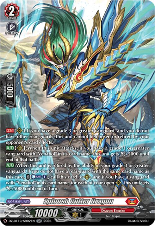 Sploosh Cutter Dragon (SR) (DZ-BT10/SR02EN) [Dragonsoul Resonance] | Pegasus Games WI