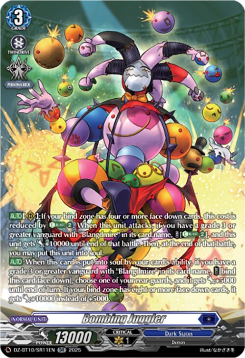 Bombing Juggler (SR) (DZ-BT10/SR11EN) [Dragonsoul Resonance] | Pegasus Games WI