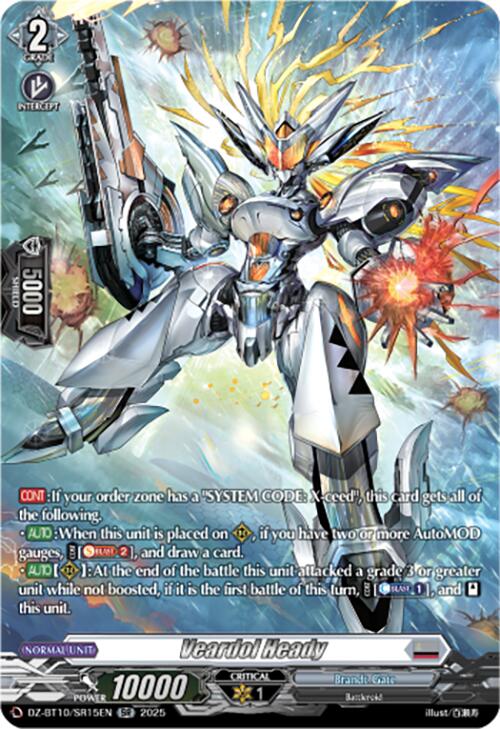 Veardol Heady (SR) (DZ-BT10/SR15EN) [Dragonsoul Resonance] | Pegasus Games WI