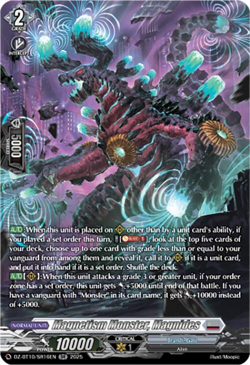Magnetism Monster, Magnides (SR) (DZ-BT10/SR16EN) [Dragonsoul Resonance] | Pegasus Games WI