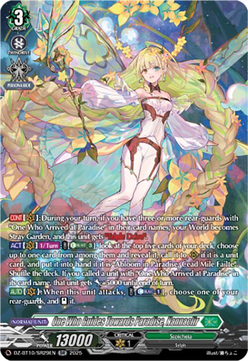 One Who Guides Towards Paradise, Nannaclir (SR) (DZ-BT10/SR29EN) [Dragonsoul Resonance] | Pegasus Games WI