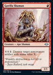 Gorilla Shaman (Foil Etched) [Modern Horizons 2] | Pegasus Games WI