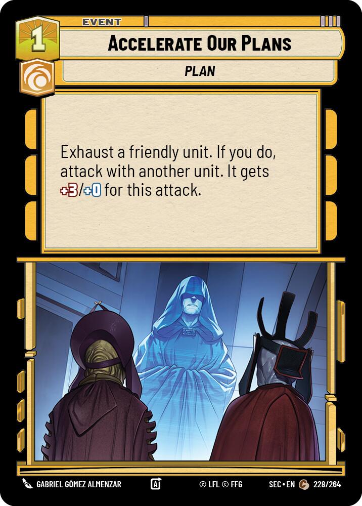 Accelerate Our Plans (228/264) (228/264) [Secrets of Power] | Pegasus Games WI