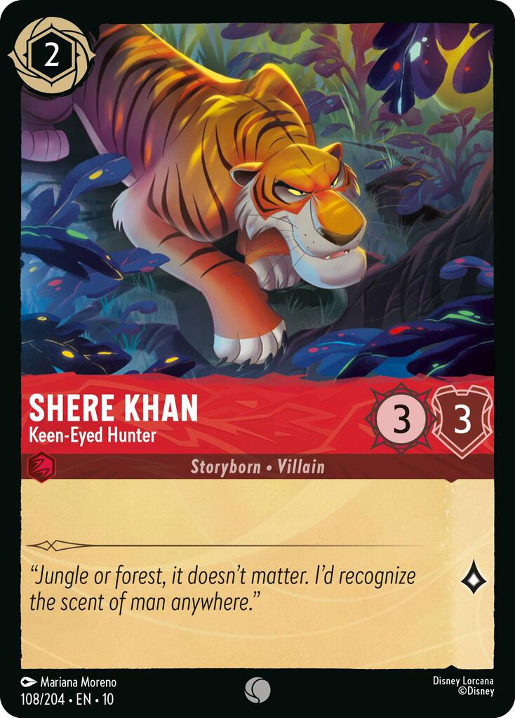 Shere Khan - Keen-Eyed Hunter (108/204) [Whispers in the Well] | Pegasus Games WI