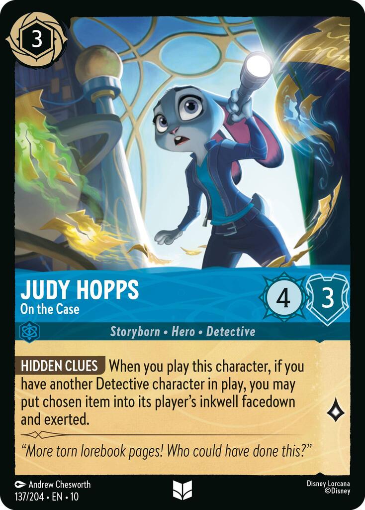 Judy Hopps - On the Case (137/204) [Whispers in the Well] | Pegasus Games WI