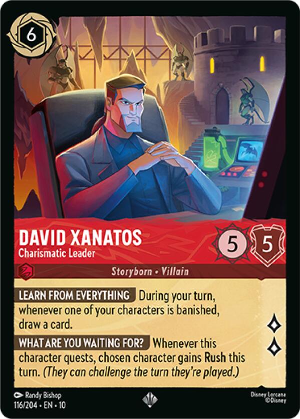 David Xanatos - Charismatic Leader (116/204) [Whispers in the Well] | Pegasus Games WI