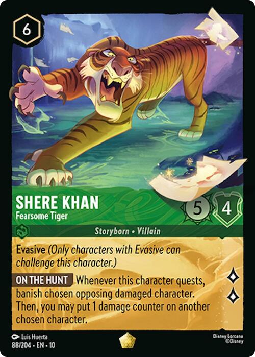 Shere Khan - Fearsome Tiger (88/204) [Whispers in the Well] | Pegasus Games WI