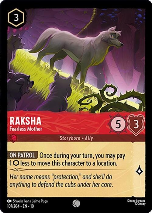 Raksha - Fearless Mother (107/204) [Whispers in the Well] | Pegasus Games WI