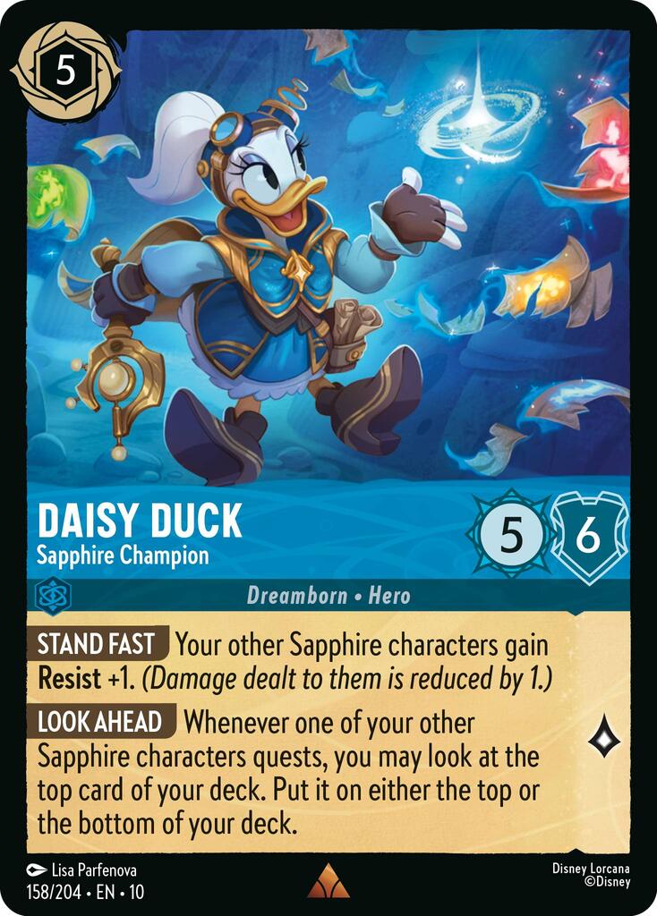 Daisy Duck - Sapphire Champion (158/204) [Whispers in the Well] | Pegasus Games WI
